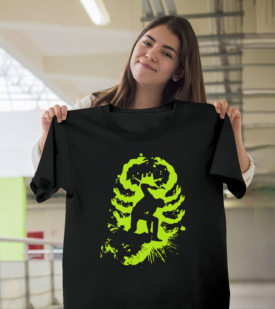 My Hands Are Dirty Splatter Skeleton T-Shirt