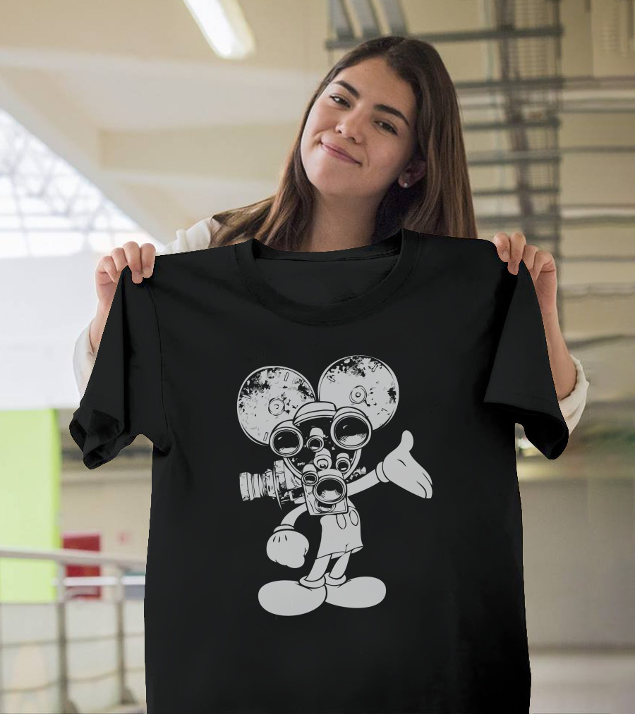 Stealing The Lights From Their Eyes Vintage Camera Mouse Fusion T-Shirt