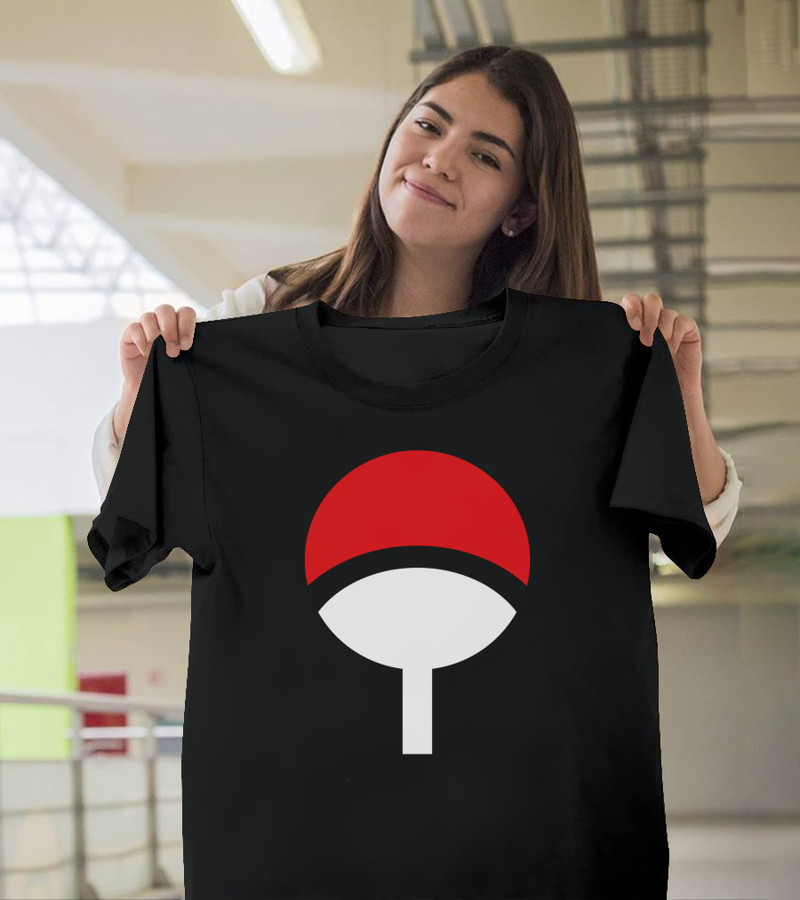 Uchiha Clan Red and White Fan T-Shirt