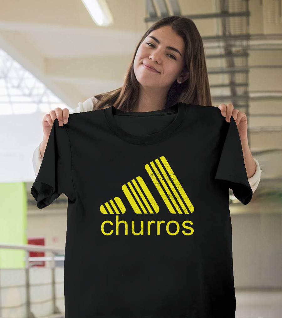 Churros Yellow Striped T-Shirt