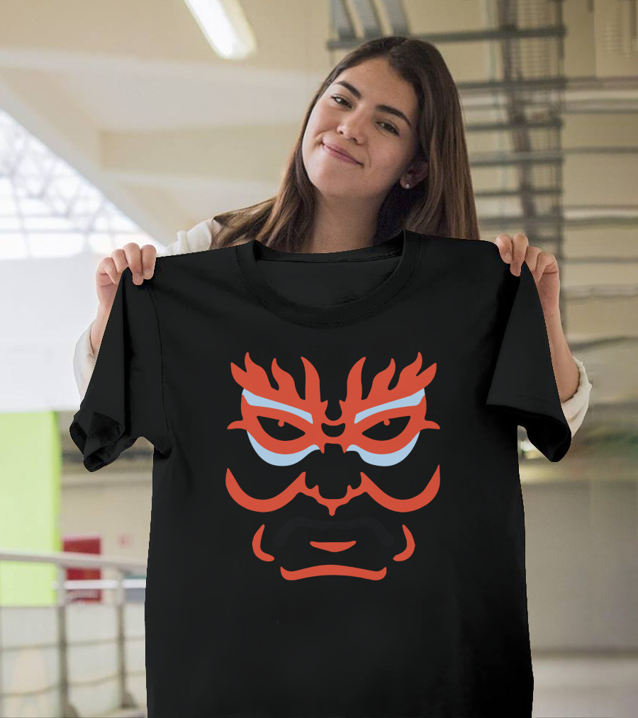 Japanese Kabuki Mask Vulcan T-Shirt