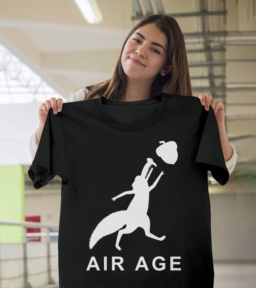 Air Age Ice Age Squirrel and Acorn Chase T-Shirt