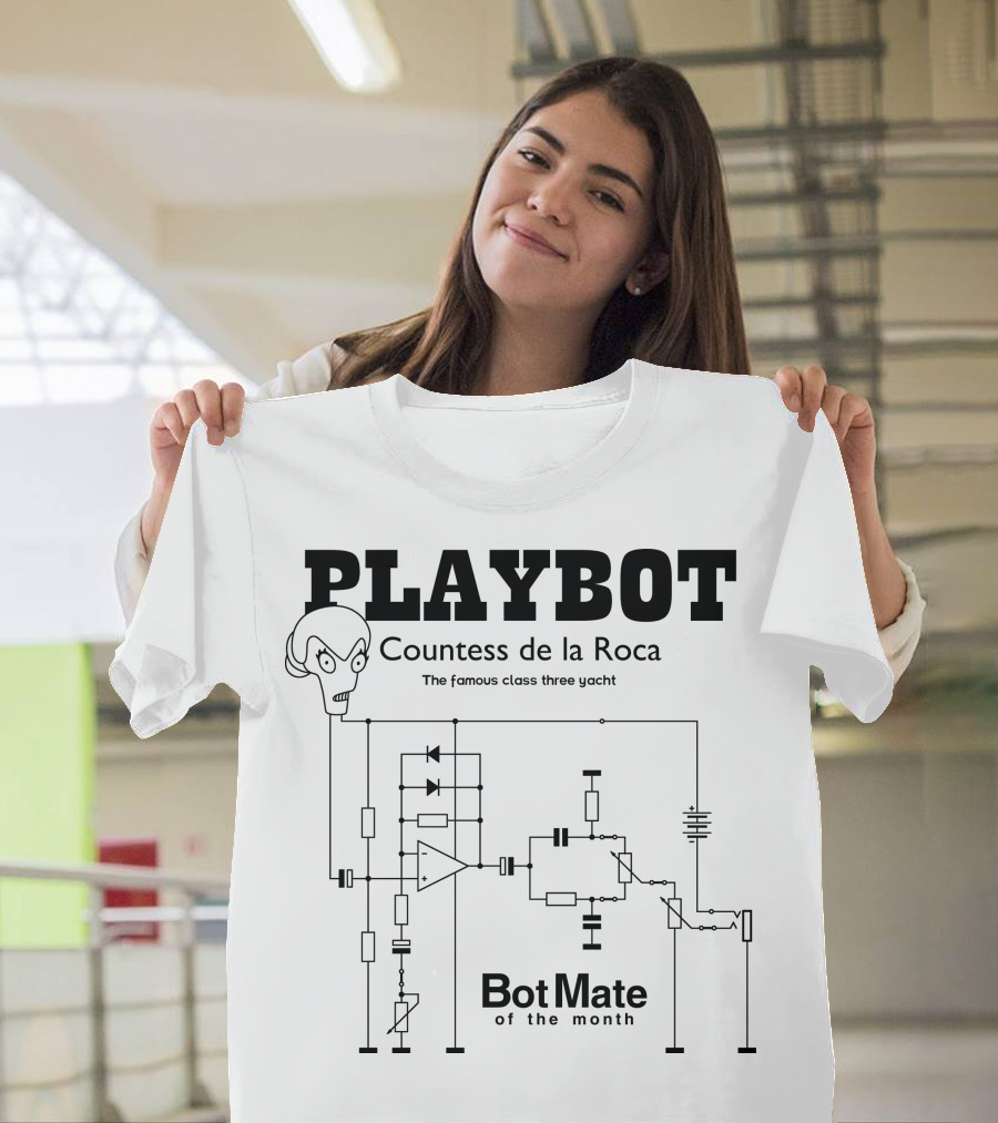 Playbot Countess de la Roca Botmate of the Month The Famous Class Three Yacht T-Shirt