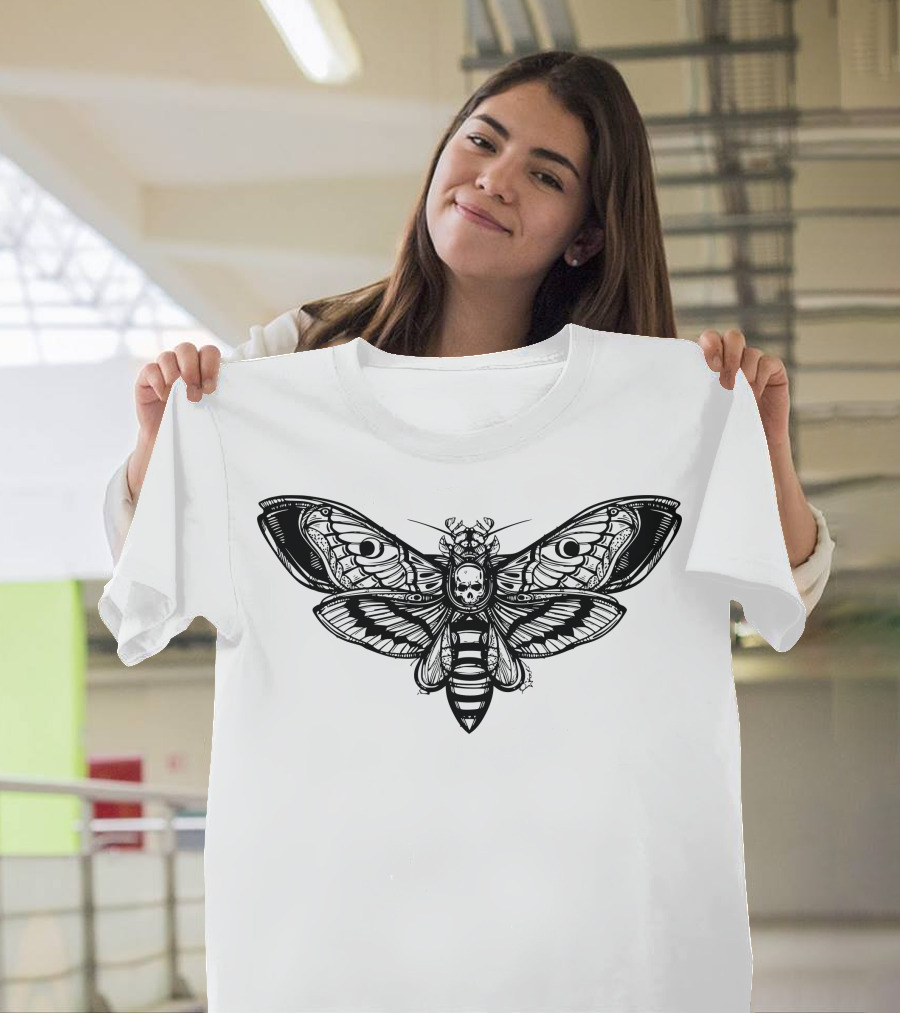 Butterfly Skull Moth with Intricate Wing T-Shirt