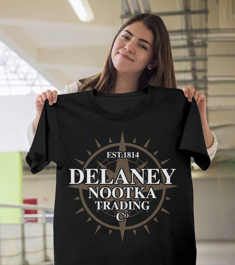 EST. 1814 Delaney Nootka Trading Co Compass T-Shirt