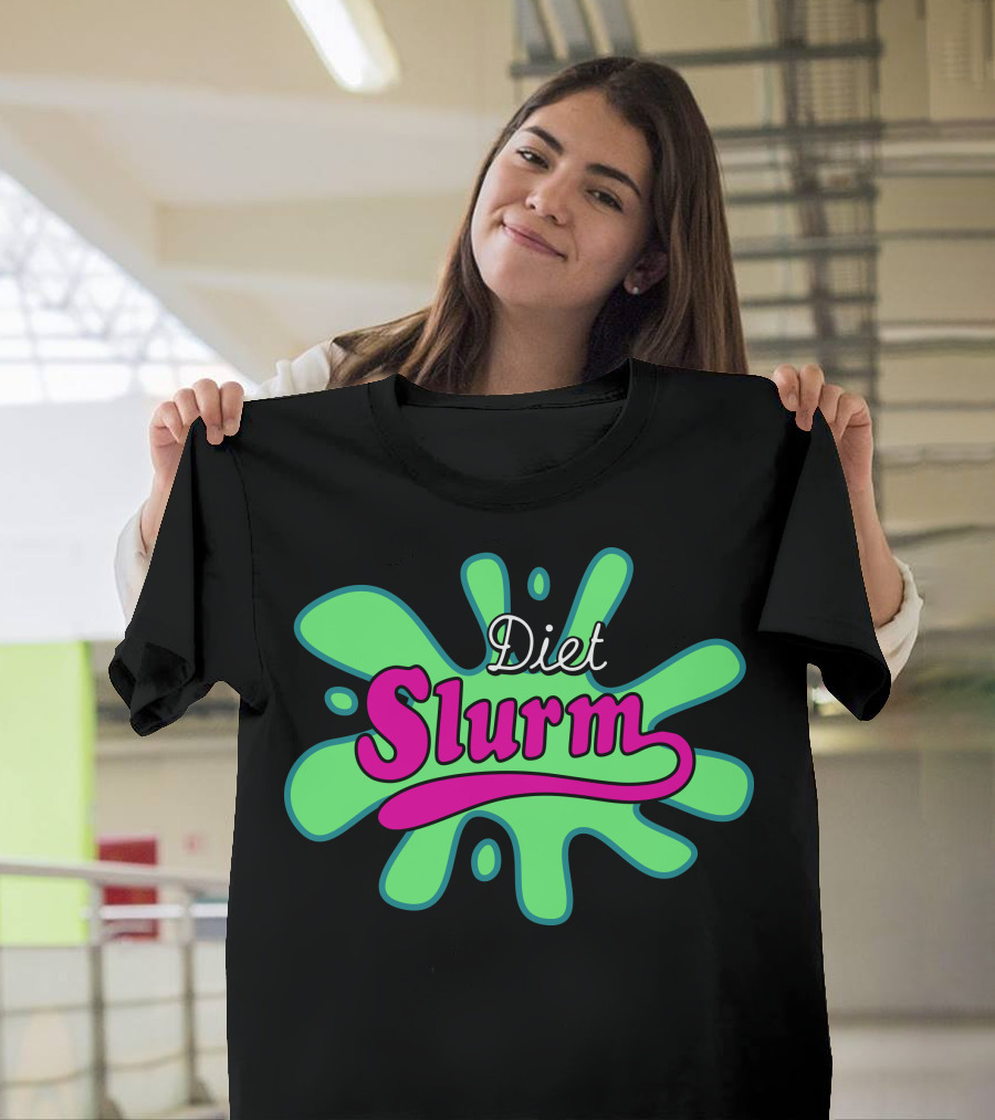 Futurama Diet Slurm Logo Splash T-Shirt