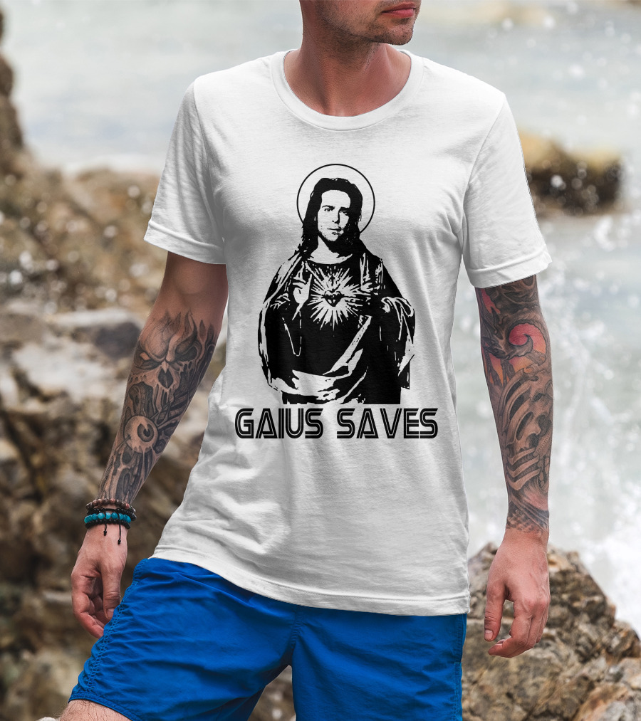 Gaius Saves Sacred Heart Iconic T-Shirt