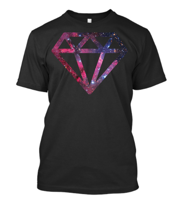 Galaxy Diamond Cosmic Starry Jewel T-Shirt