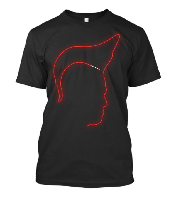 Galaxy Guardian Yondu Neon Red Fin Outline T-Shirt