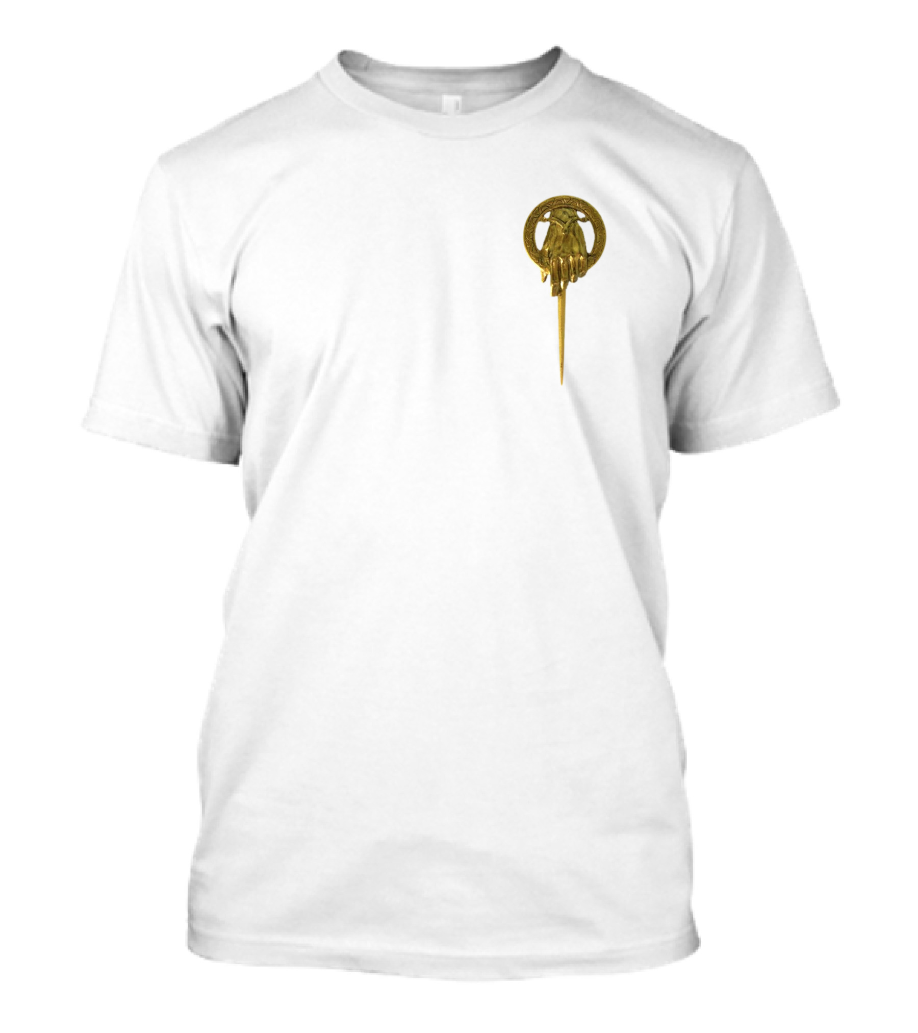 Game Of Thrones Hand Of The King Pin Gold Emblem T-Shirt