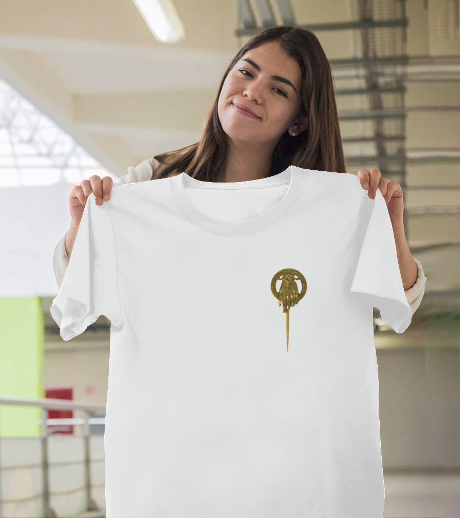 Game Of Thrones Hand Of The King Pin Gold Emblem T-Shirt