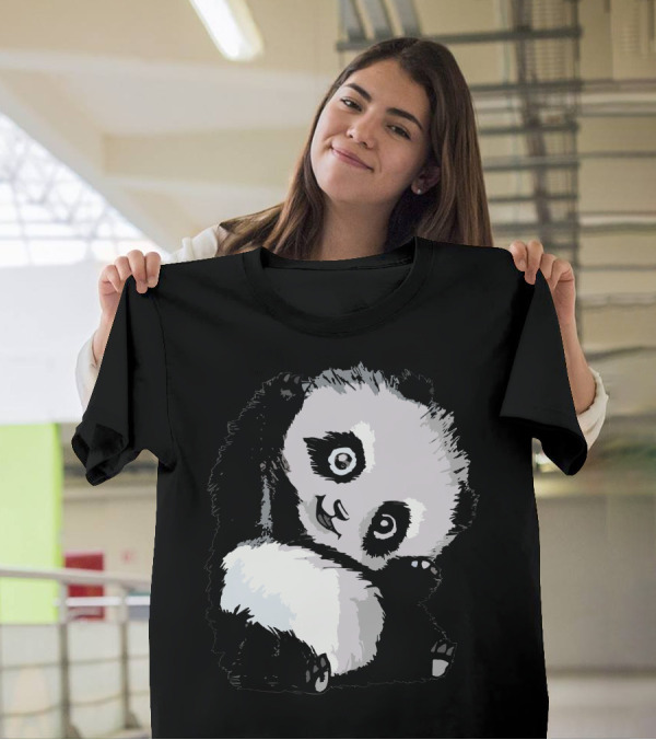 Happy Panda Cute Baby Panda Bear T-Shirt