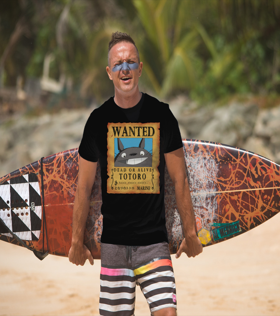 Wanted Dead Or Alive Totoro Marine T-Shirt