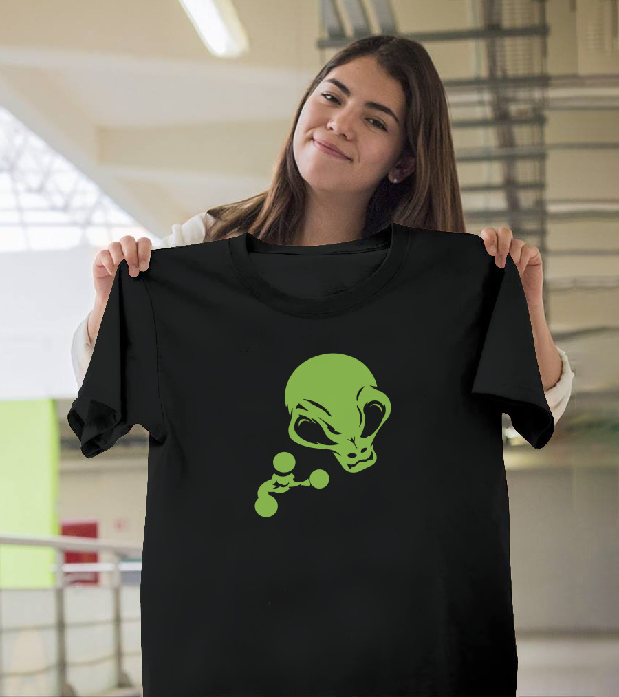 Aliens Want You NASA UFO Abduction Space Exploration Science Alien Head T-Shirt