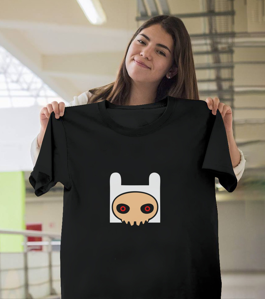 Finn the Human Adventure Skull T-Shirt