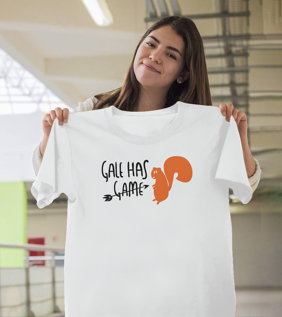 Gale Has Game Squirrel with Arrow T-Shirt