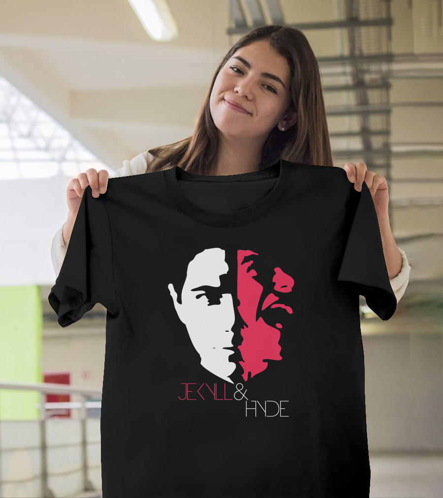 Jekyll and Hyde Split Face T-Shirt