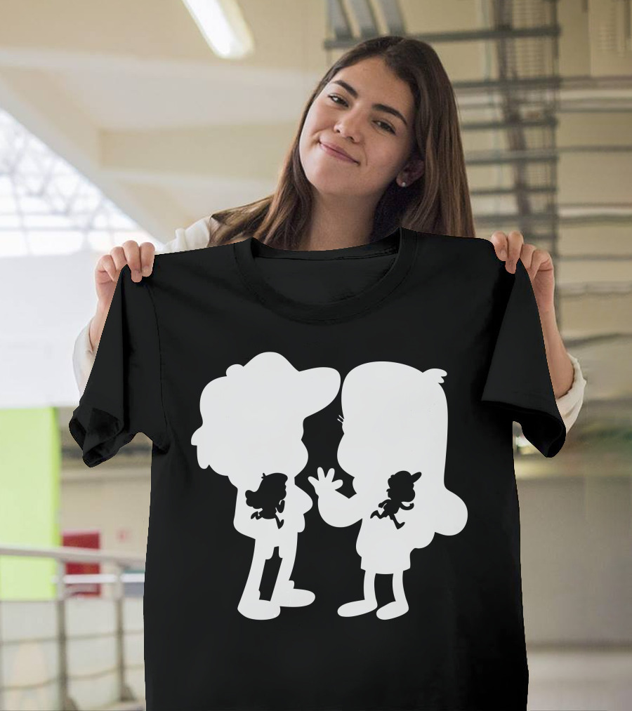 Gravity Falls Mistery Twins Silhouettes Duo T-Shirt