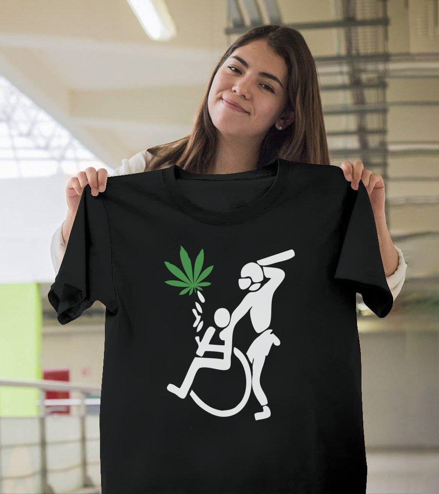 Police Brutality Cannabis Symbolism T-Shirt