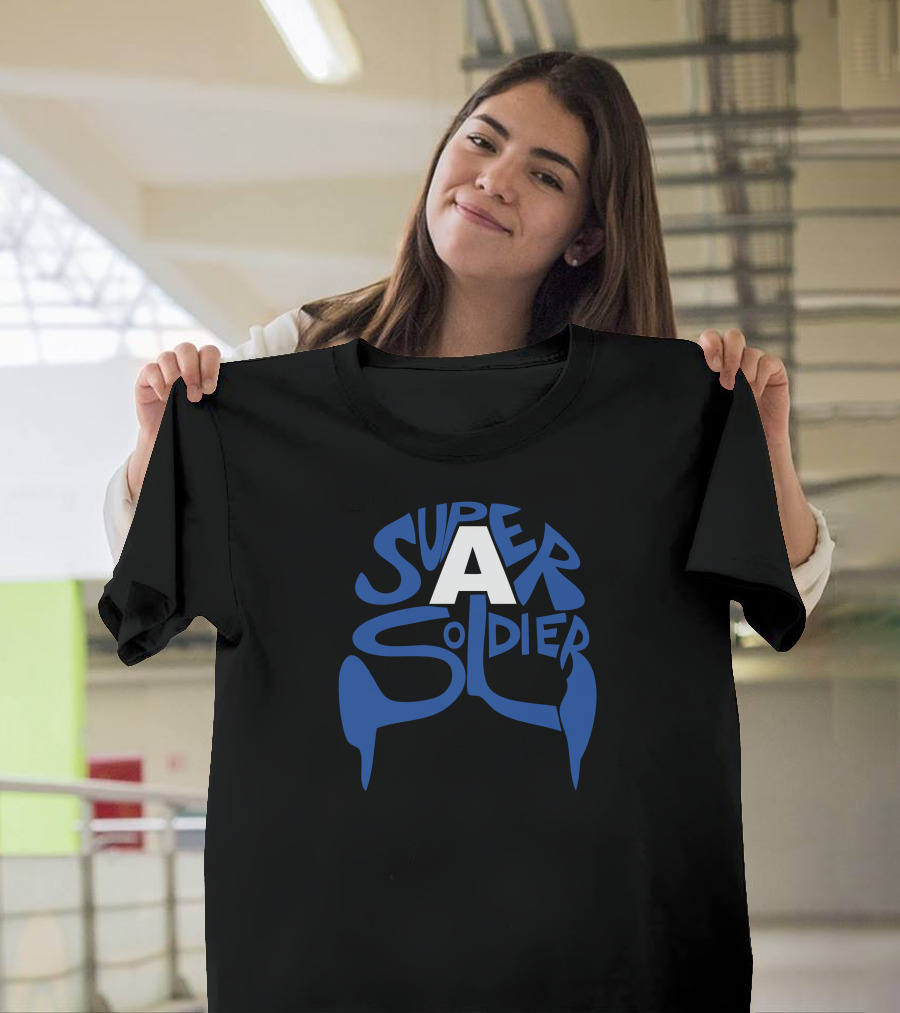 Super Soldier A Heroic Iconic Shield T-Shirt