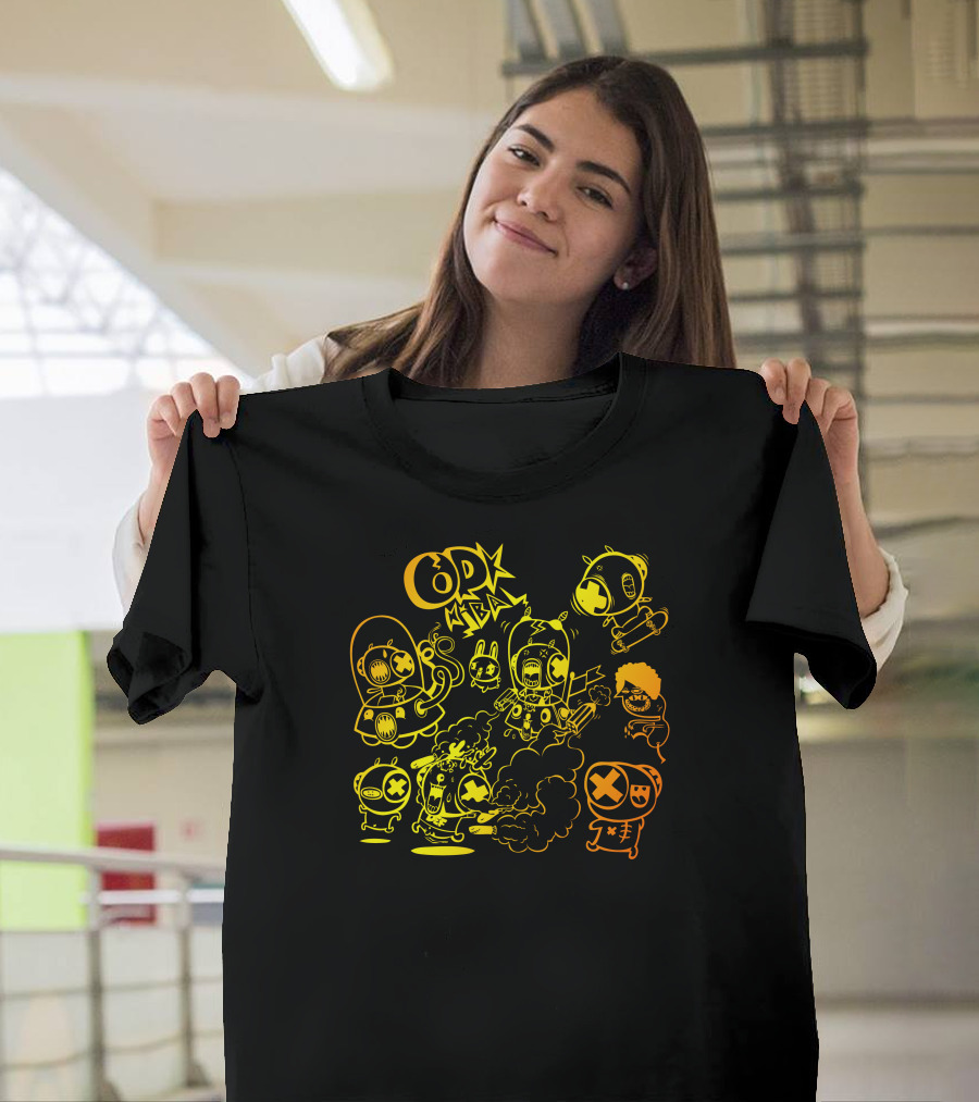 Copy Ninja Ufo Doodle T-Shirt