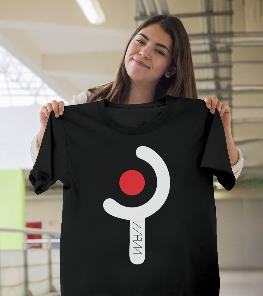 White Mage Iconographic Symbol with Red Circle Element T-Shirt
