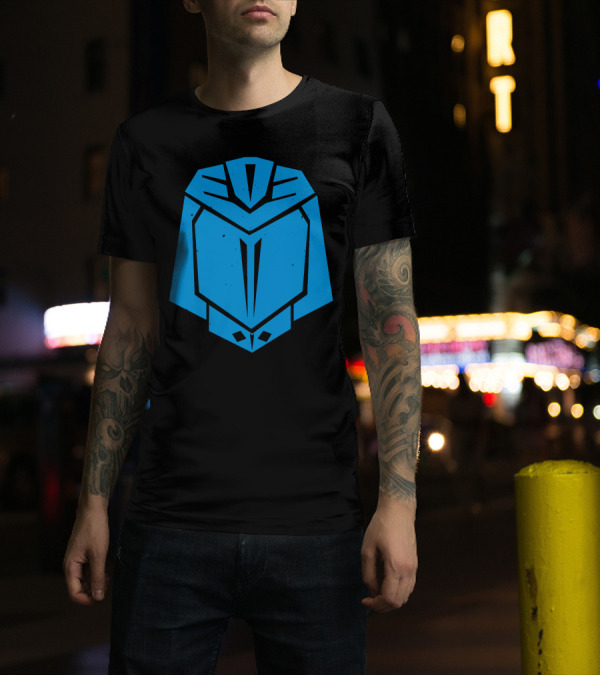Cobra Commander Blue Decepticon Helmet T-Shirt
