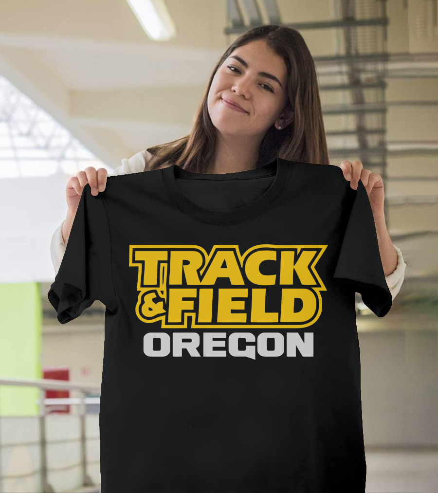 Track and Field Oregon Bold Yellow T-Shirt