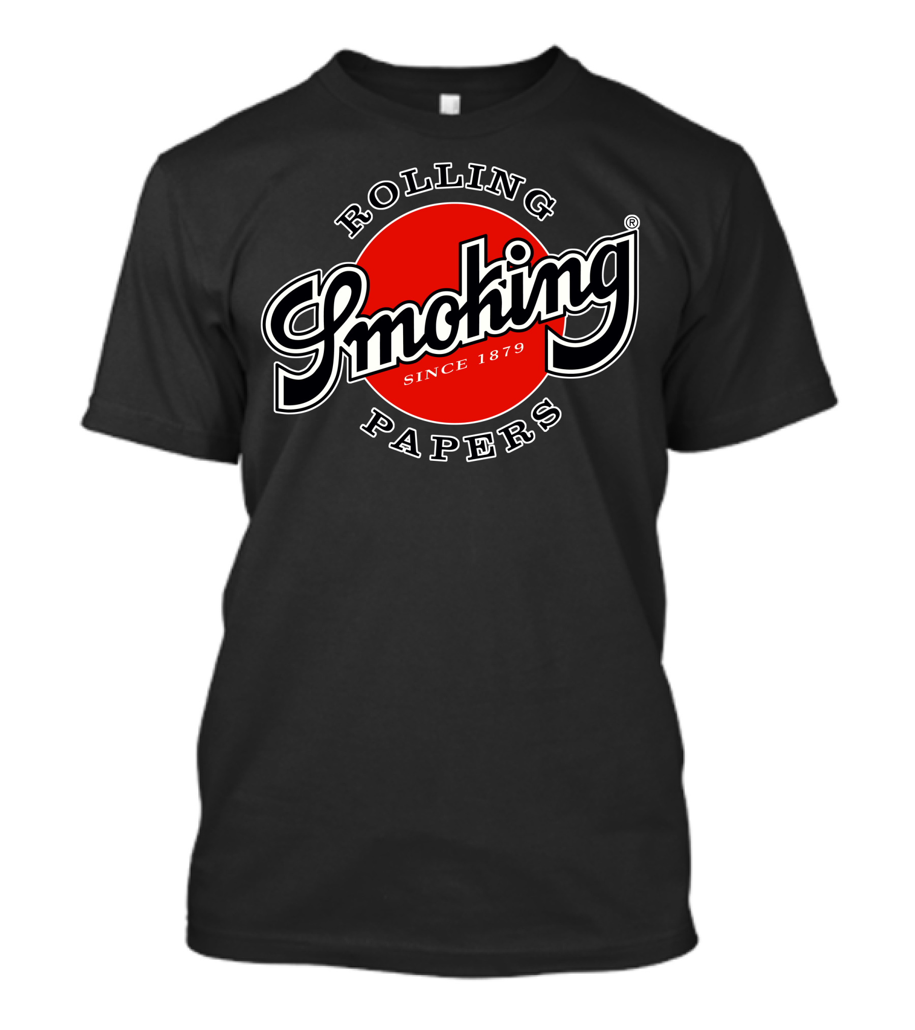 Rolling Papers Smoking Since 1879 College Stoner T-Shirt