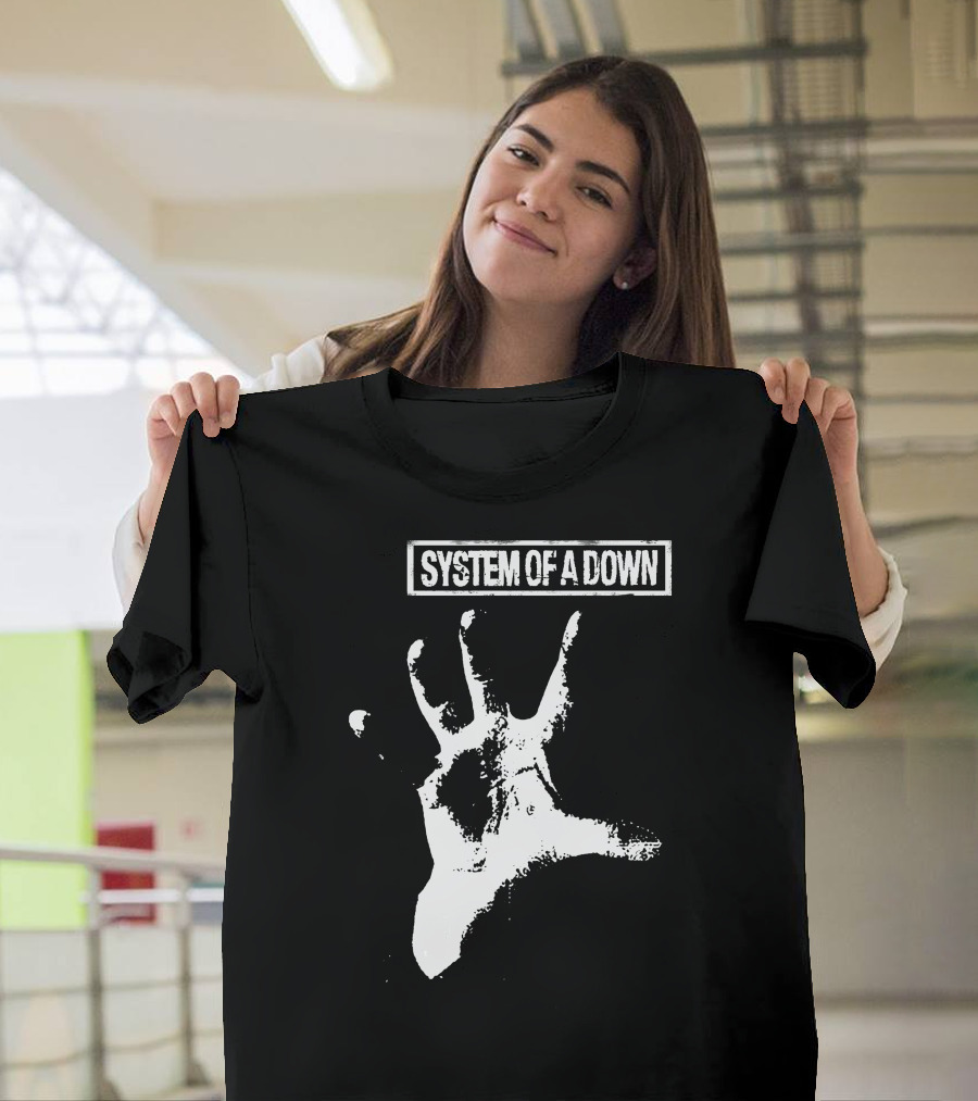 System Of A Down Distressed Hand T-Shirt