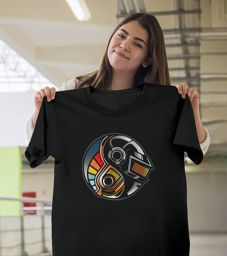 Daft Punk Yin Yang Helmet Fusion T-Shirt