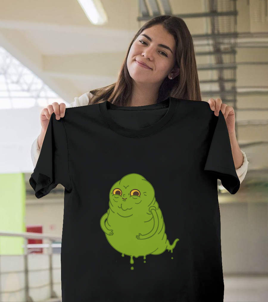 Veggies Mike Mitchell Green Blob Creature T-Shirt