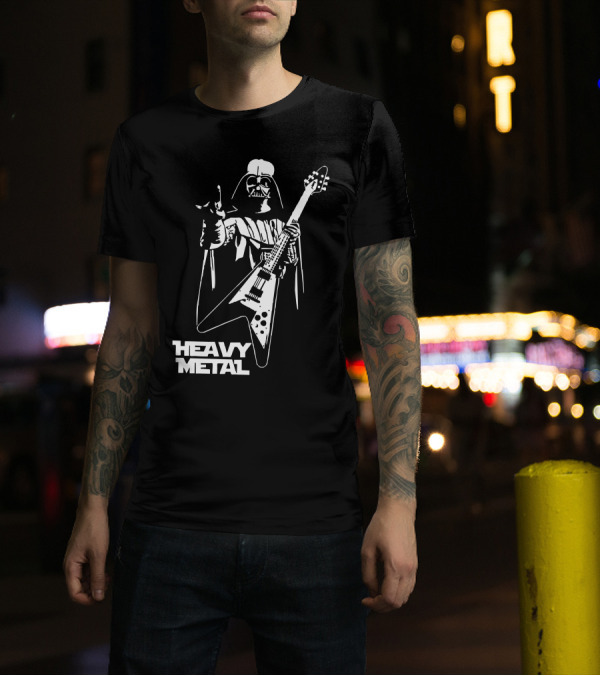 Funny Darth Vader I Find Your Lack Of Heavy Metal Star Wars T-Shirt