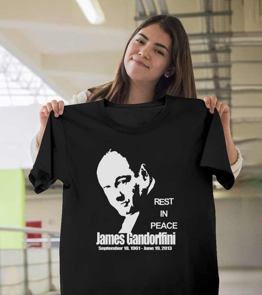 Rest in Peace James Gandolfini September 18 1961 June 19 2013 T-Shirt