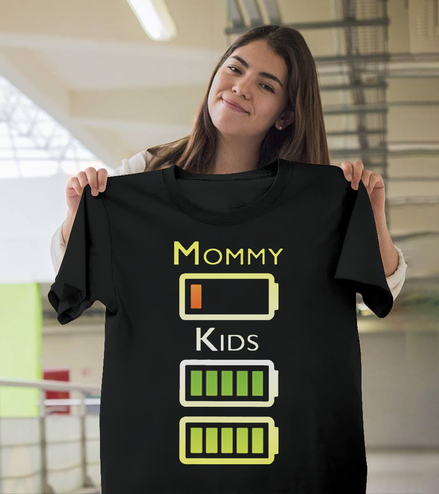 Mommy Low Battery Kids Full Energy T-Shirt