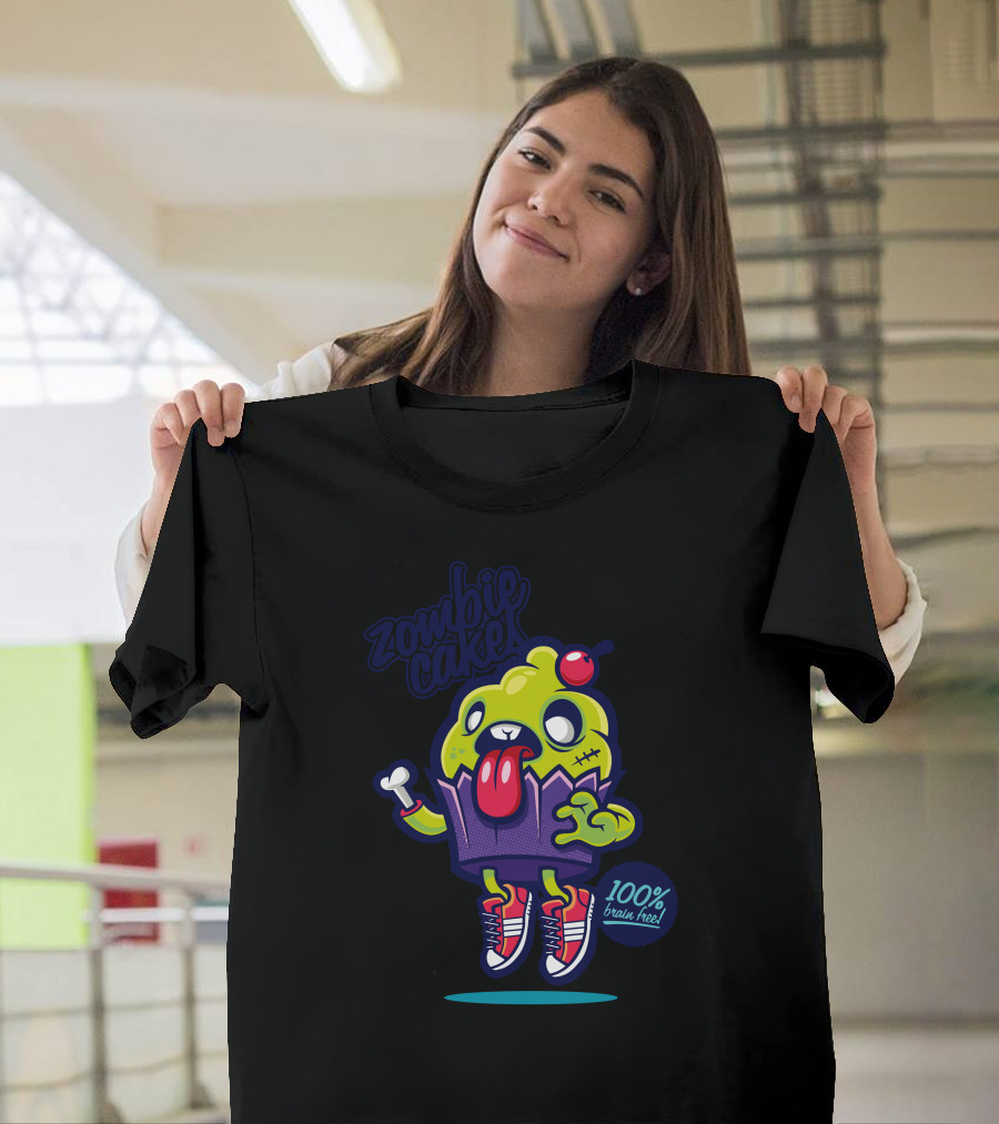 Zombie Cake 100% Brain Free T-Shirt