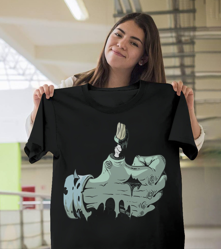 Zombie Like Thumbs Up Hand T-Shirt