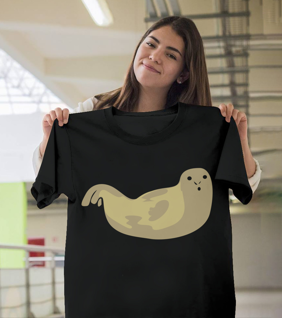 Anjing Laut Cute Seal Cartoon T-Shirt