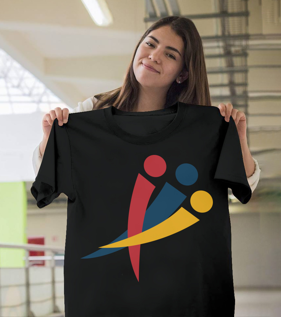 Red Blu Yellow Olympic Paralympic T-Shirt
