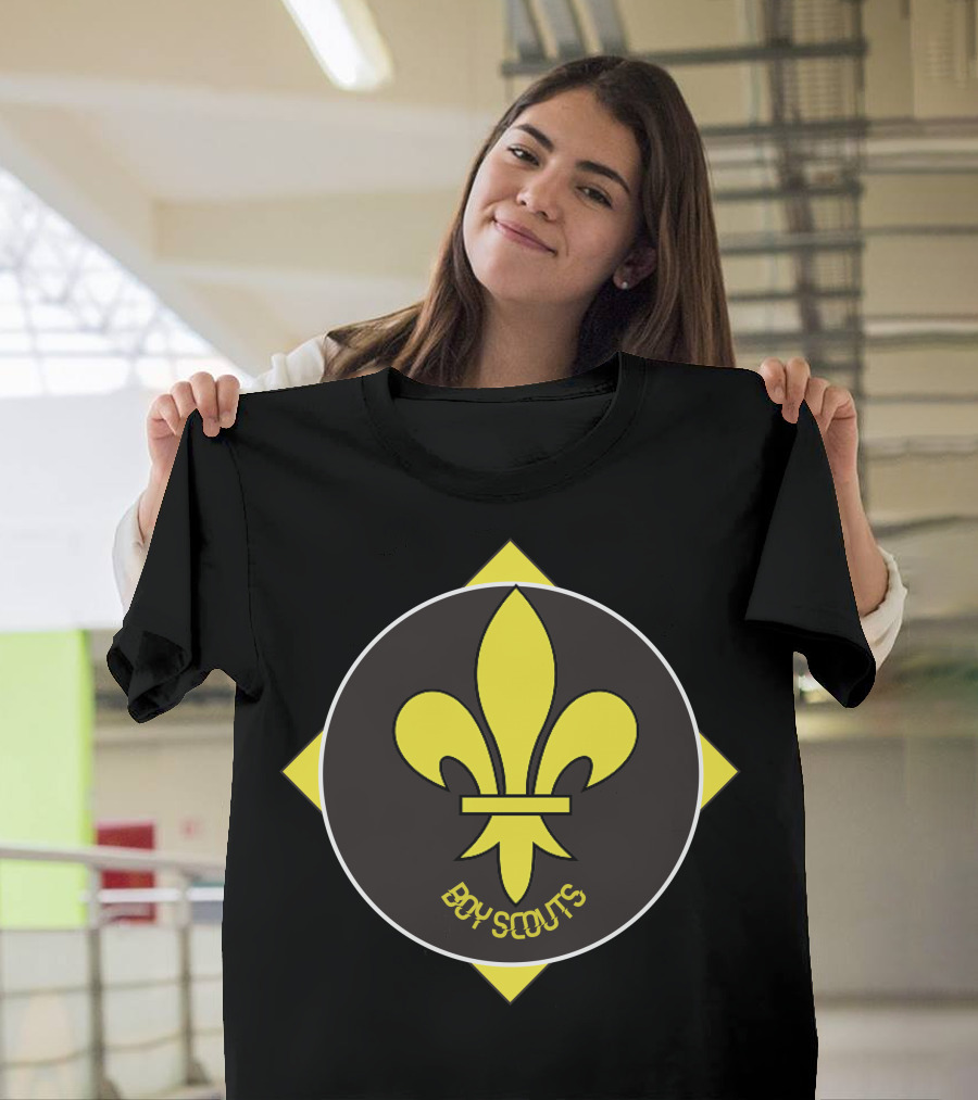 Boy Scouts Scout Leader Fleur-de-Lis Badge T-Shirt