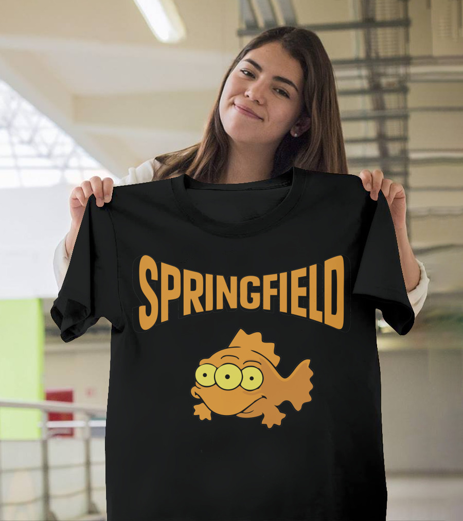 Springfield Blinky Three-Eyed Fish Iconic Cartoon Reference T-Shirt