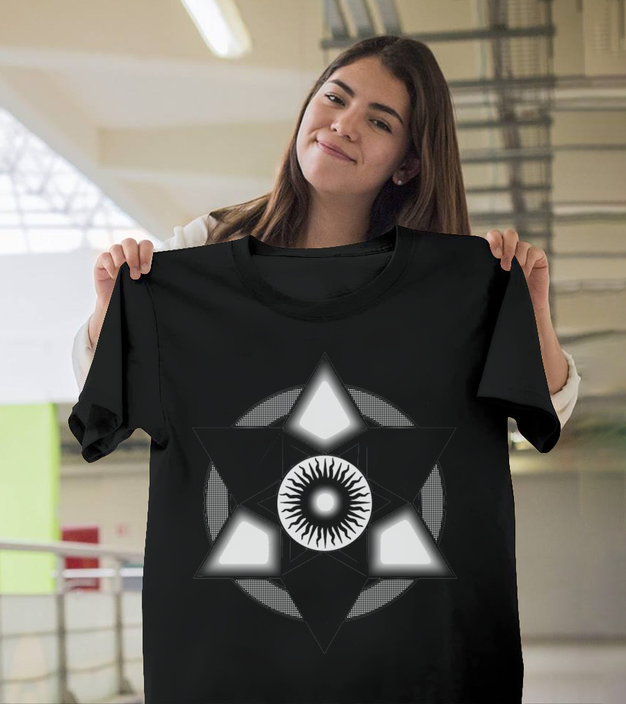 Staranger Geometric Star with Sunburst Center T-Shirt