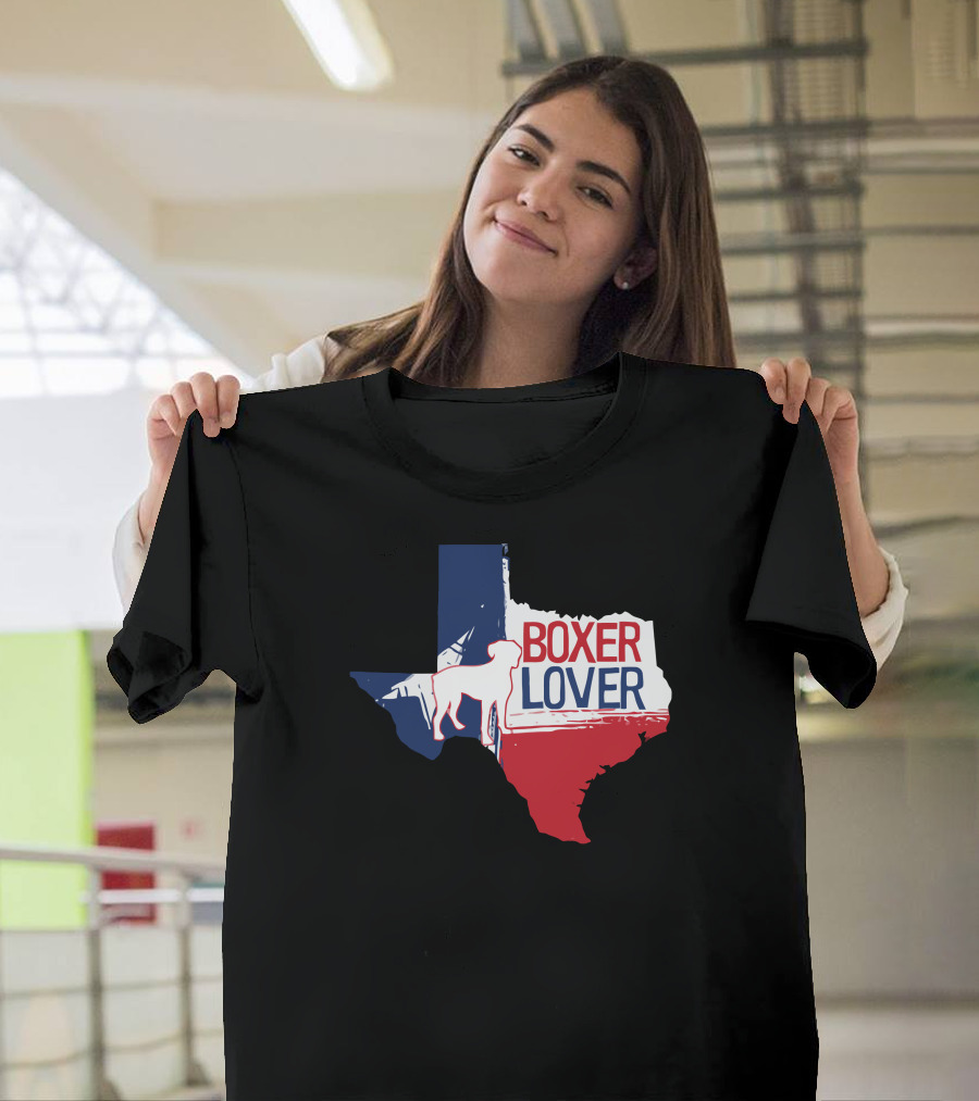 Texas Boxer Dog Enthusiast Pride T-Shirt