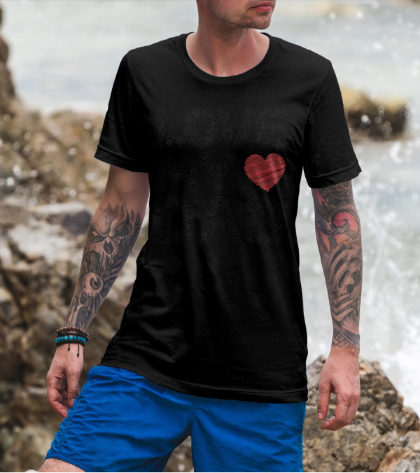 LOVE MY DAD Heart T-Shirt