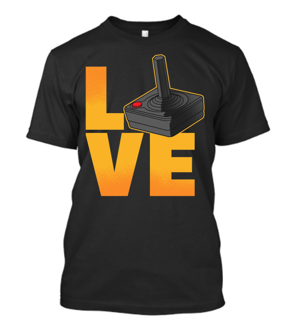 LOVE Joystick Retro Gaming T-Shirt