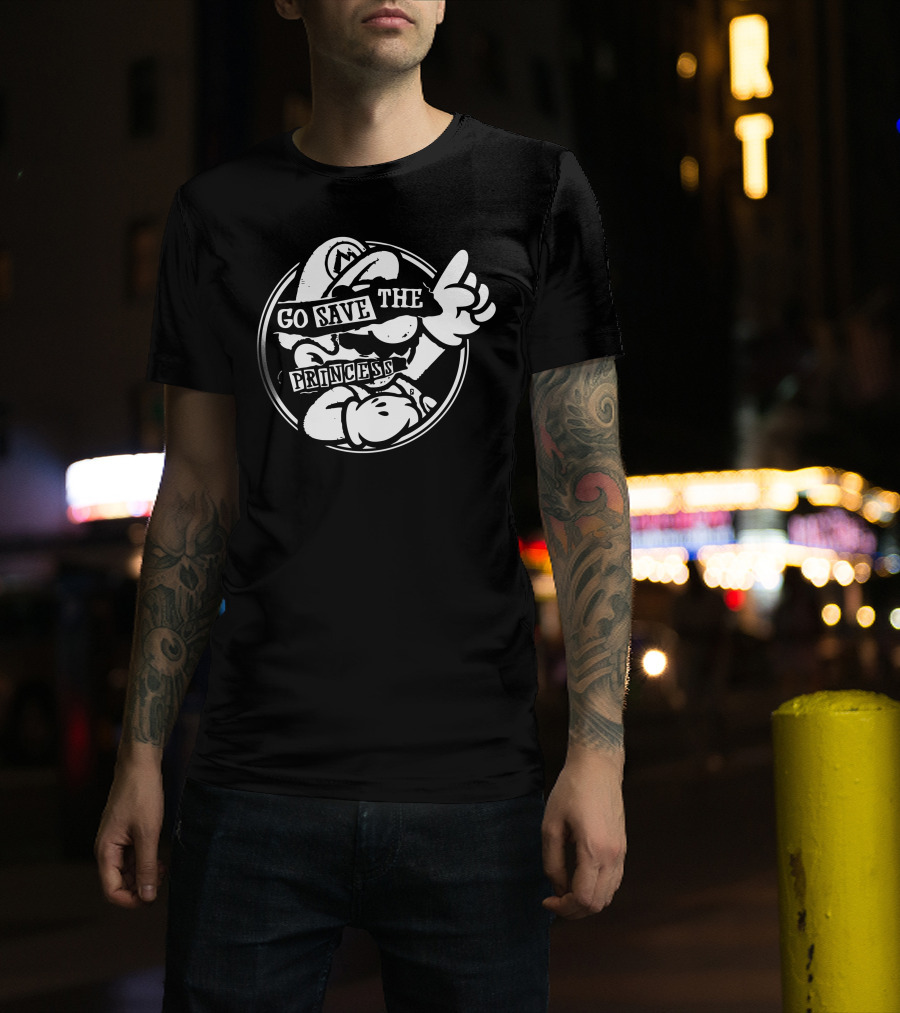 Mario Go Save The Princess T-Shirt