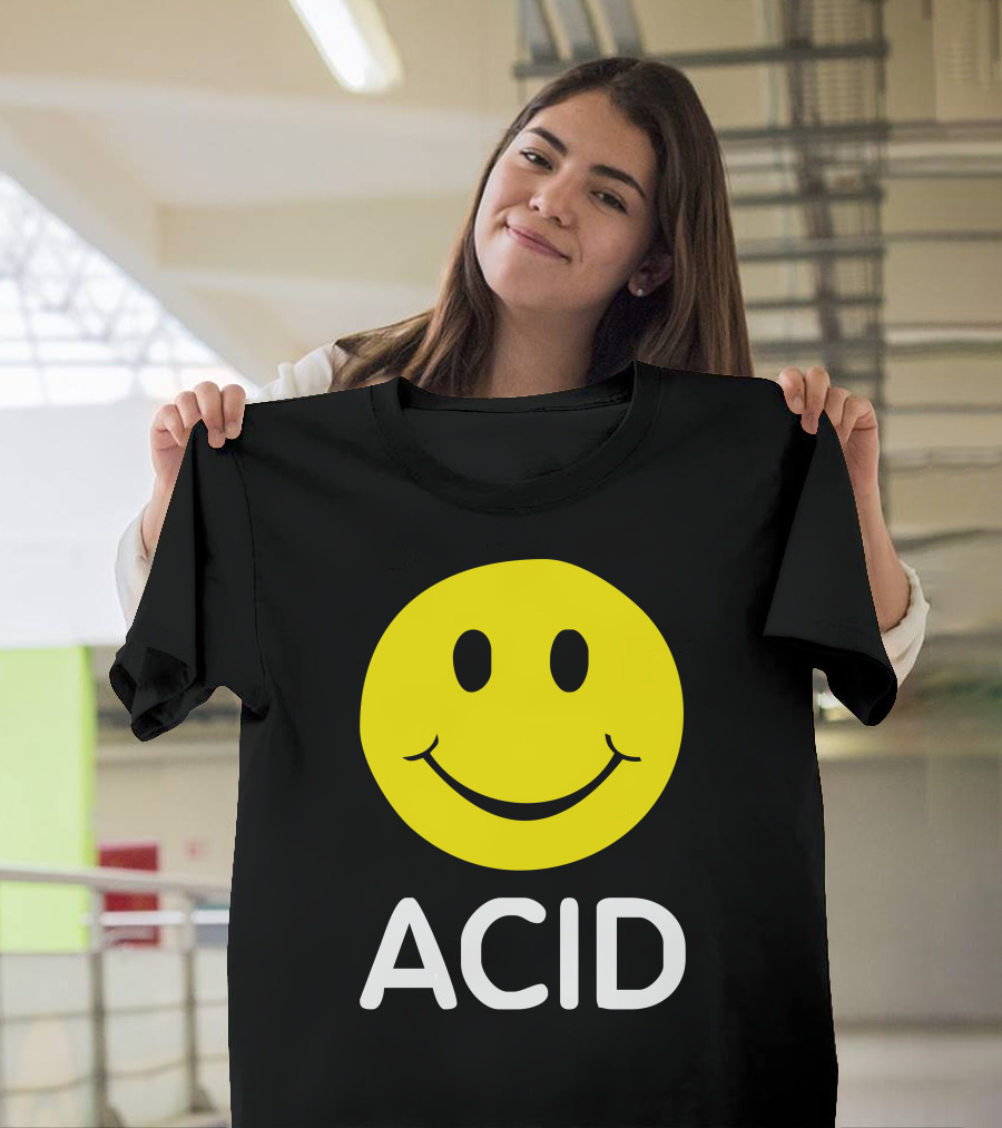 Acid House Smiley Face 90s Iconic T-Shirt
