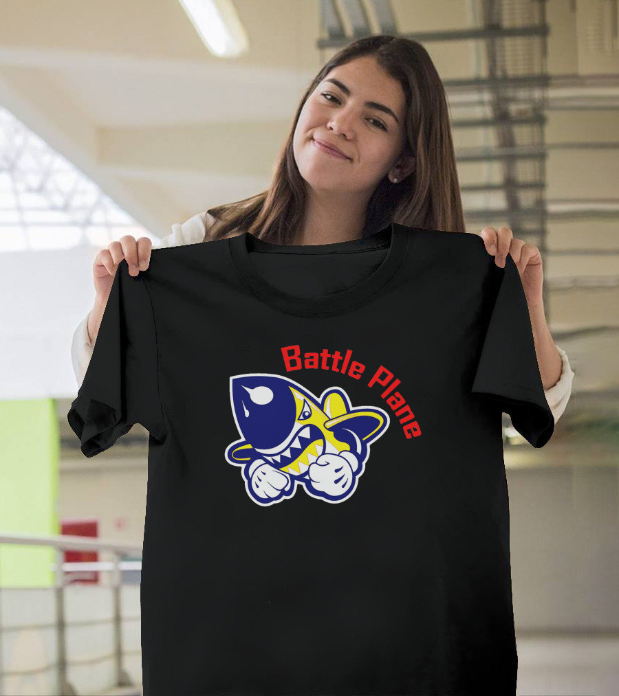 Battle Plane Punchy Shark Jet T-Shirt