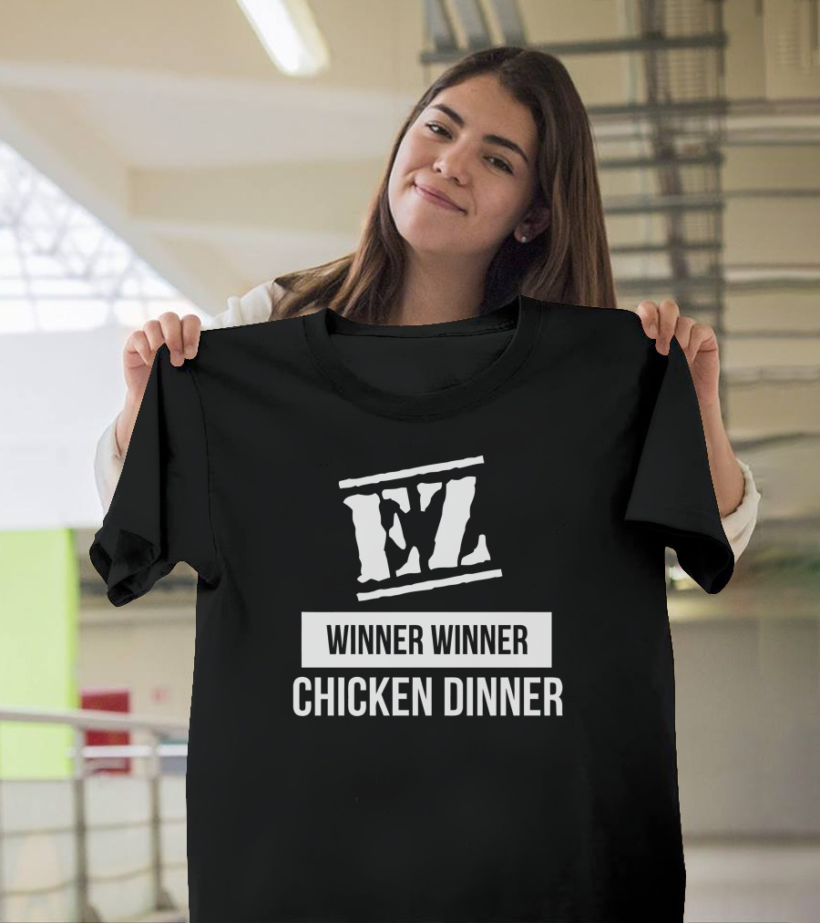 EZ Winner Winner Chicken Dinner PUBG Meme T-Shirt