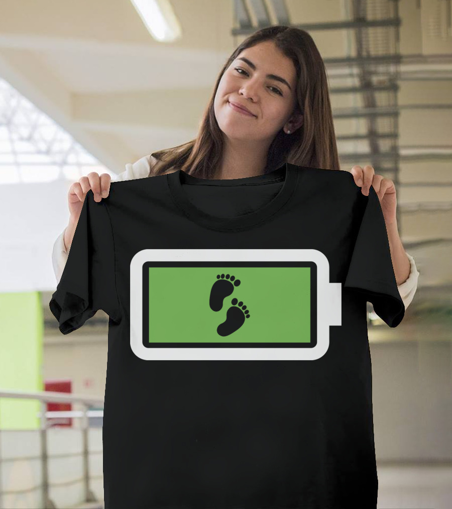 Powerfull Son Recharge Footprints T-Shirt